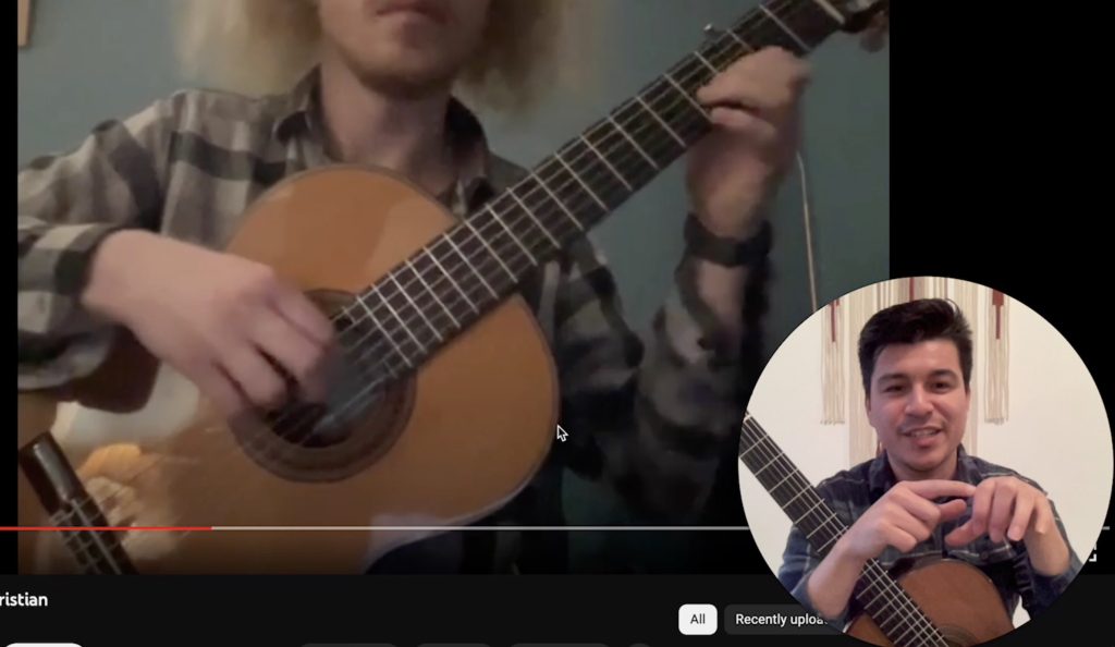 video feedback ellis guitar